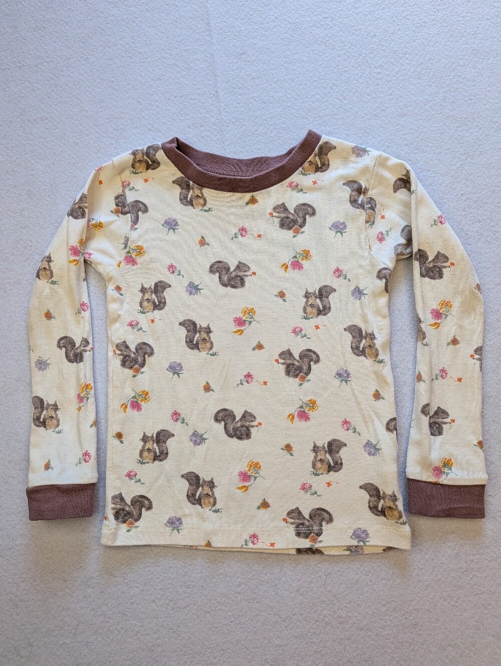 Burts Bees Squirrel Pajamas - Picture 2 of 5